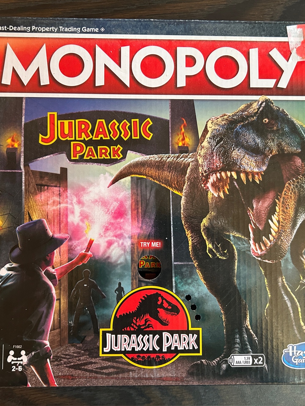 Jurassic Park Monopoly Board Game never played